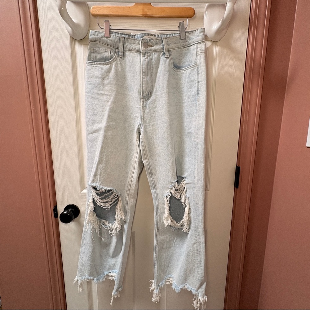 Altar’d State Rhea Distressed Denim Jeans Size 29